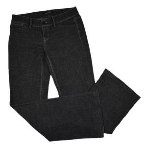 White House Black Market Jean 4 Noir Trouser Flare